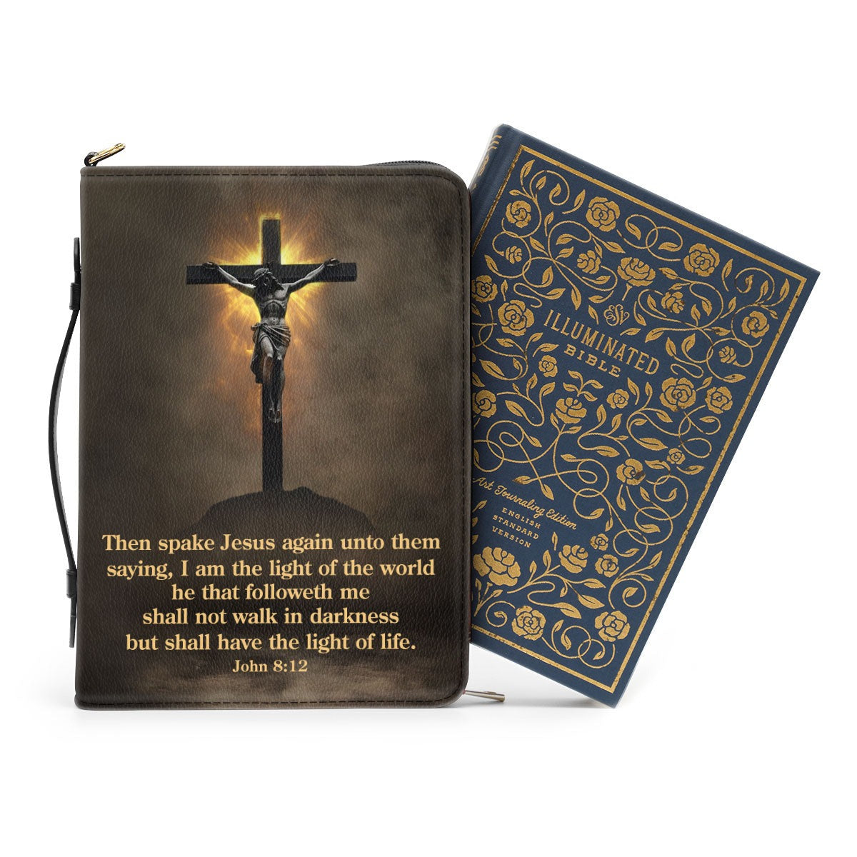 A Man Of God Leather Book Cover, Personalized Bible Cover, Christian Gift, Bible Covers Jesus Gifts